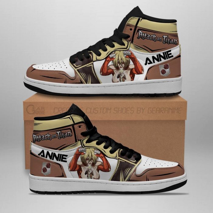 annie leonhart titan jordan sneakers attack on titan anime sneakers gearanime 3 - Attack On Titan Merch