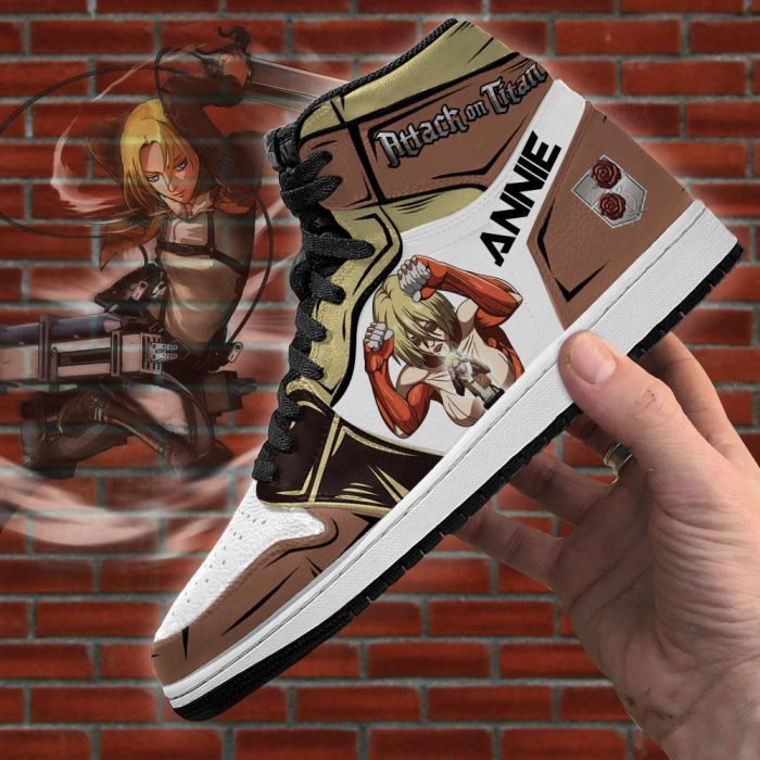 annie leonhart titan jordan sneakers attack on titan anime sneakers gearanime 4 - Attack On Titan Merch