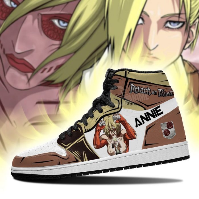 annie leonhart titan jordan sneakers attack on titan anime sneakers gearanime - Attack On Titan Merch