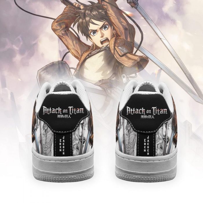 aot eren air force sneakers attack on titan anime shoes mixed manga gearanime 3 - Attack On Titan Merch