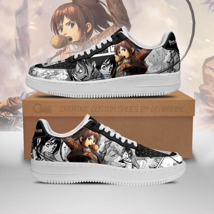 aot sasha air force sneakers attack on titan anime shoes mixed manga gearanime - Attack On Titan Merch