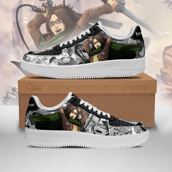 aot zoe hange air force sneakers attack on titan anime manga shoes gearanime - Attack On Titan Merch