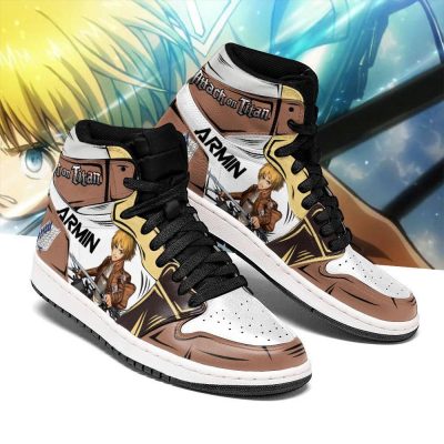 armin jordan sneakers attack on titan anime sneakers gearanime 2 - Attack On Titan Merch