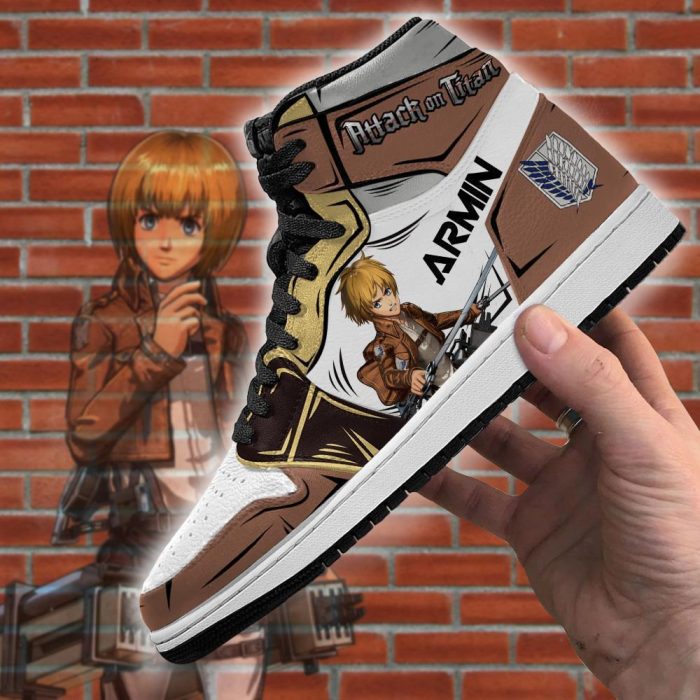 armin jordan sneakers attack on titan anime sneakers gearanime 4 - Attack On Titan Merch