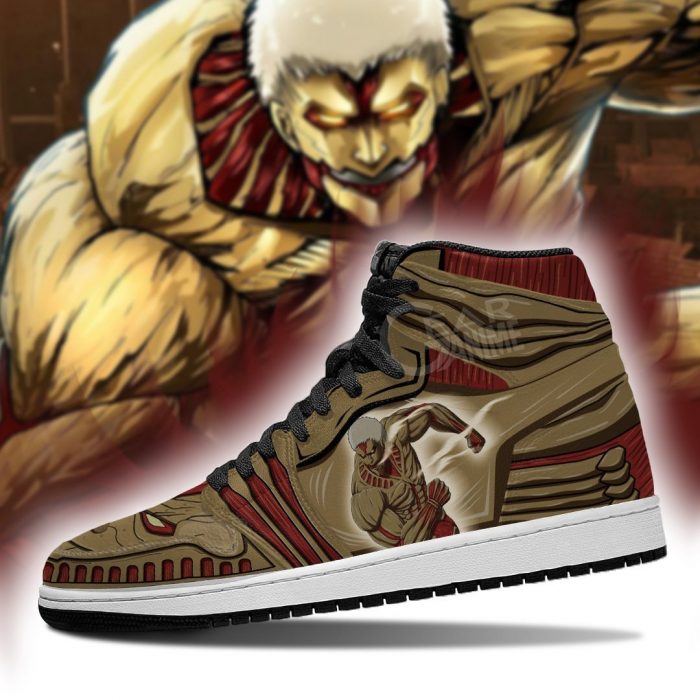 armored titan jordan sneakers attack on titan anime sneakers gearanime 3 - Attack On Titan Merch