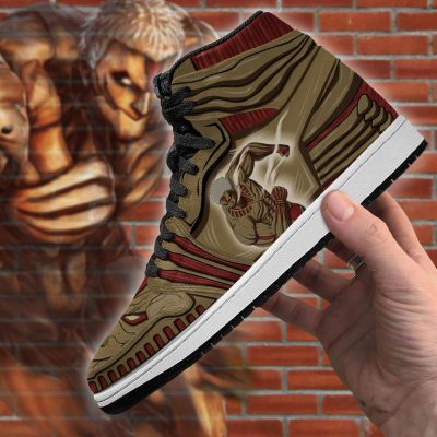 armored titan jordan sneakers attack on titan anime sneakers gearanime 4 - Attack On Titan Merch