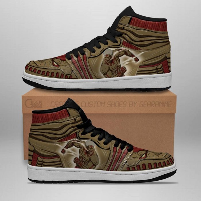 armored titan jordan sneakers attack on titan anime sneakers gearanime - Attack On Titan Merch