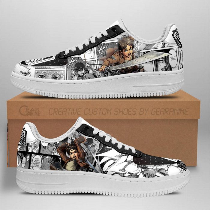 attack on titan air force sneakers manga anime shoes fan gift idea tt04 gearanime - Attack On Titan Merch