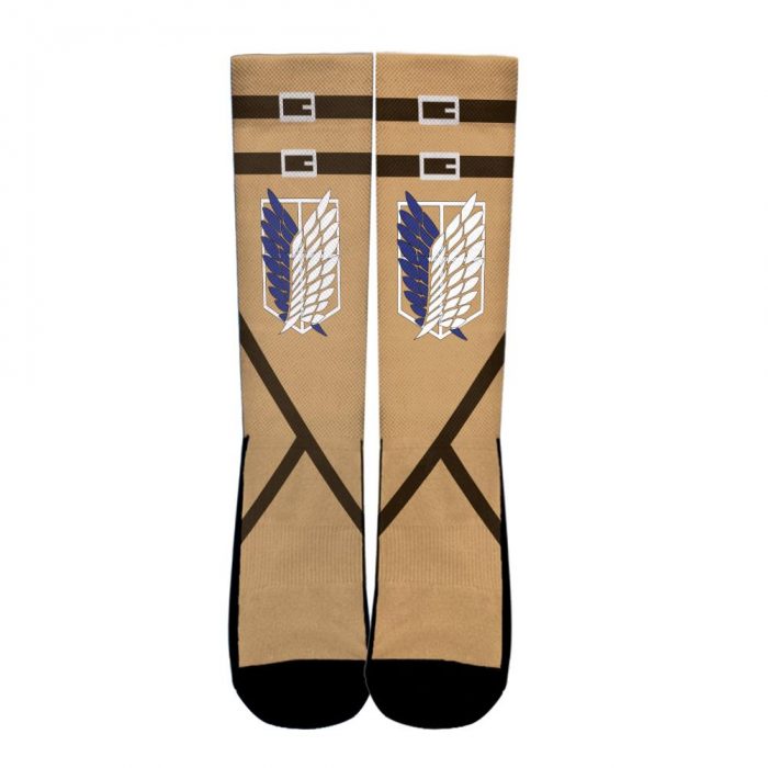 attack on titan scout socks symbol shingeki kyojin socks anime gearanime 2 - Attack On Titan Merch