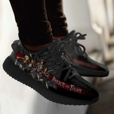 attack on titan yeezy anime sneakers shoes fan gift idea tt04 gearanime 4 - Attack On Titan Merch