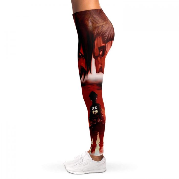 burning attack on titan premium leggings 139137 - Attack On Titan Merch