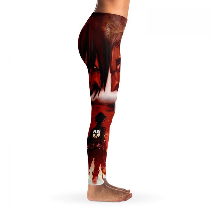 burning attack on titan premium leggings 398996 - Attack On Titan Merch