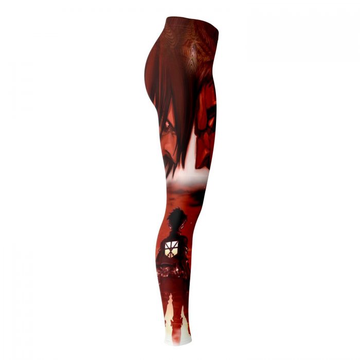 burning attack on titan premium leggings 674383 - Attack On Titan Merch