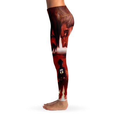 burning attack on titan premium leggings 747949 - Attack On Titan Merch