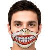 colossal titan attack on titan premium carbon filter face mask 588051 - Attack On Titan Merch