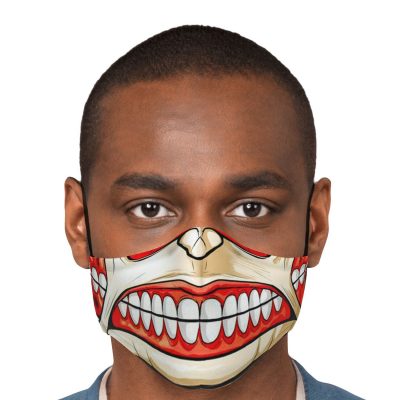 colossal titan attack on titan premium carbon filter face mask 831120 - Attack On Titan Merch