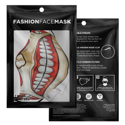 colossal titan attack on titan premium carbon filter face mask 945137 - Attack On Titan Merch