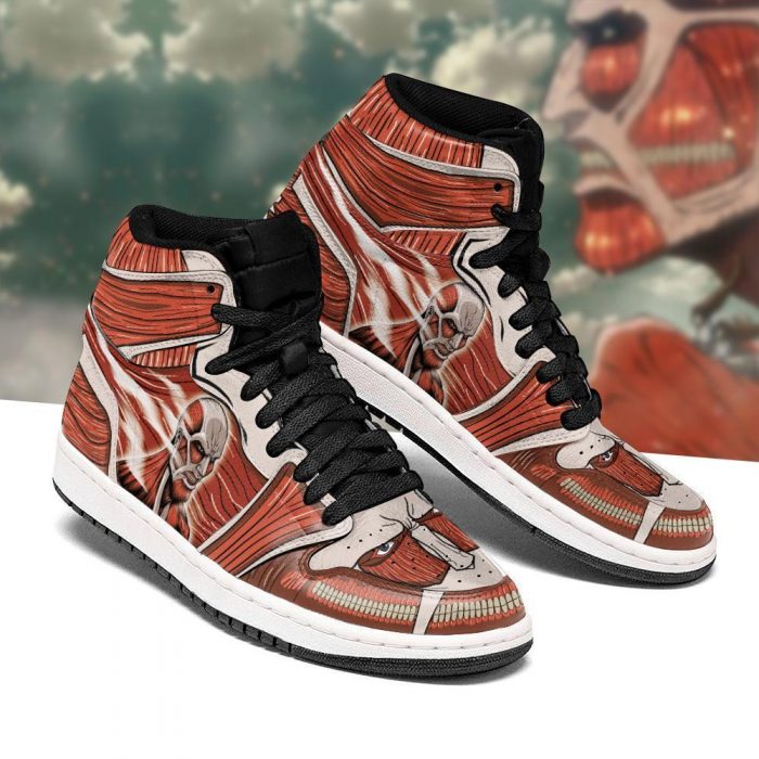 colossal titan jordan sneakers attack on titan anime sneakers gearanime 2 - Attack On Titan Merch