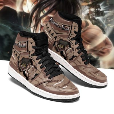 eren titan jordan sneakers costume attack on titan anime sneakers gearanime 2 - Attack On Titan Merch