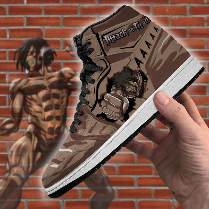 eren titan jordan sneakers costume attack on titan anime sneakers gearanime 4 - Attack On Titan Merch