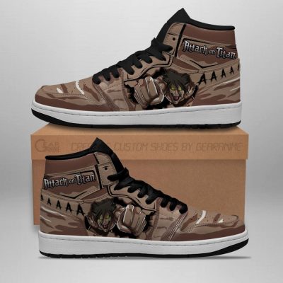 eren titan jordan sneakers costume attack on titan anime sneakers gearanime - Attack On Titan Merch