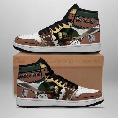 erwin smith jordan sneakers attack on titan anime sneakers gearanime - Attack On Titan Merch