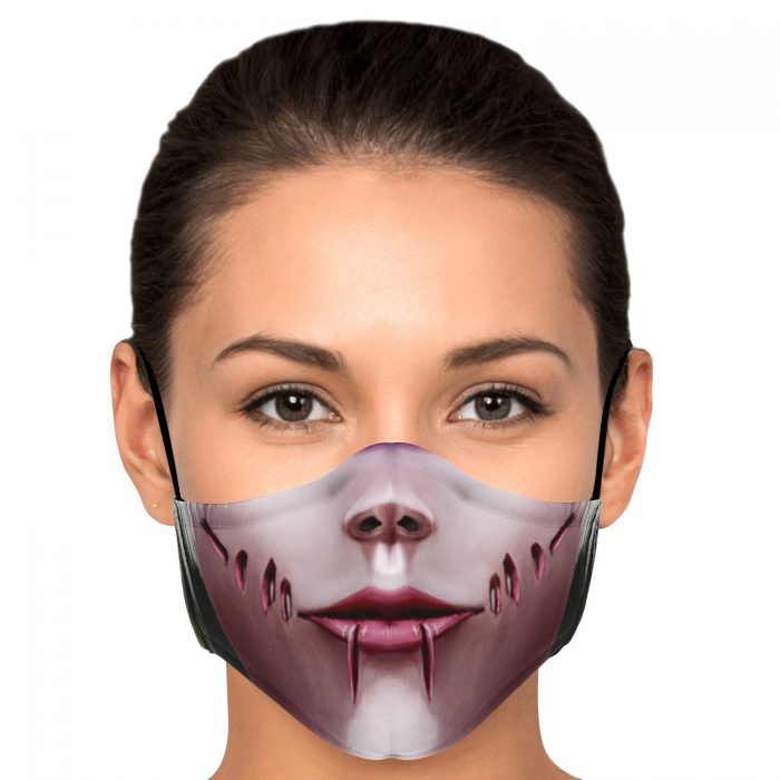 female titan attack on titan premium carbon filter face mask 861322 - Attack On Titan Merch