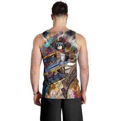 focused mikasa premium tank top 574764 - Attack On Titan Merch