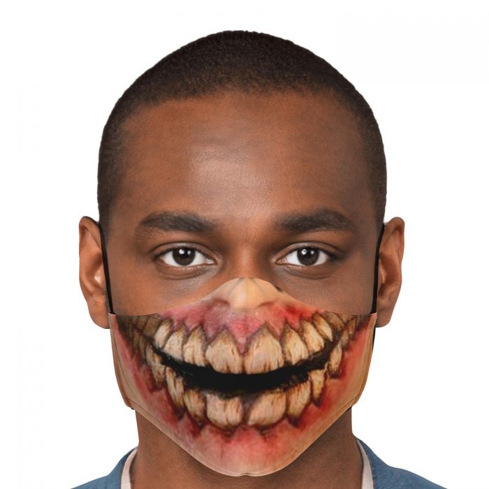 jaw titan v1 attack on titan premium carbon filter face mask 298842 - Attack On Titan Merch