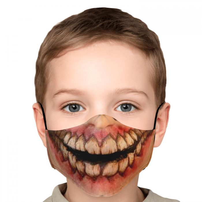 jaw titan v1 attack on titan premium carbon filter face mask 823275 - Attack On Titan Merch