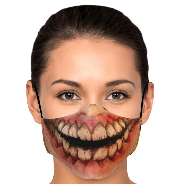 jaw titan v1 attack on titan premium carbon filter face mask 991591 - Attack On Titan Merch