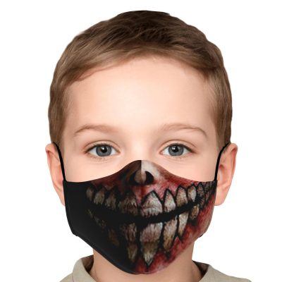 jaw titan v2 attack on titan premium carbon filter face mask 302948 - Attack On Titan Merch