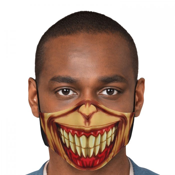 jaw titan v3 attack on titan premium carbon filter face mask 939632 - Attack On Titan Merch