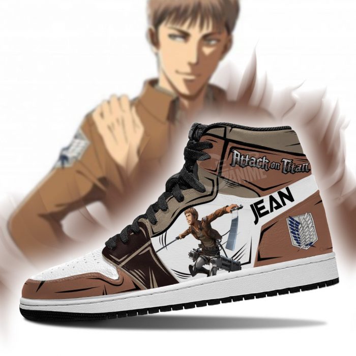 jean kirstein jordan sneakers attack on titan anime sneakers gearanime 3 - Attack On Titan Merch