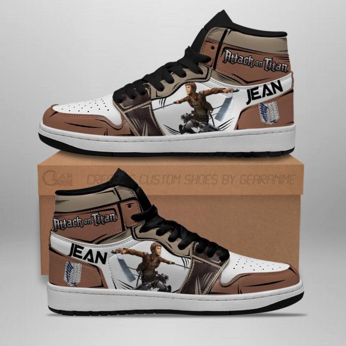 jean kirstein jordan sneakers attack on titan anime sneakers gearanime - Attack On Titan Merch