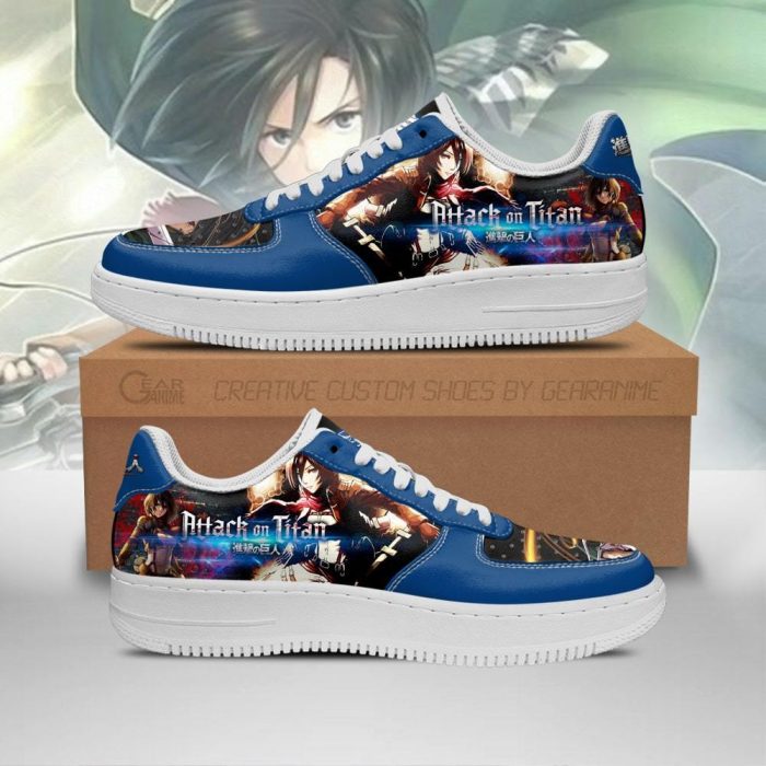 mikasa ackerman attack on titan air force sneakers aot anime shoes gearanime - Attack On Titan Merch