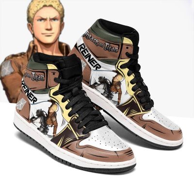 reiner braun jordan sneakers attack on titan anime sneakers gearanime 2 - Attack On Titan Merch