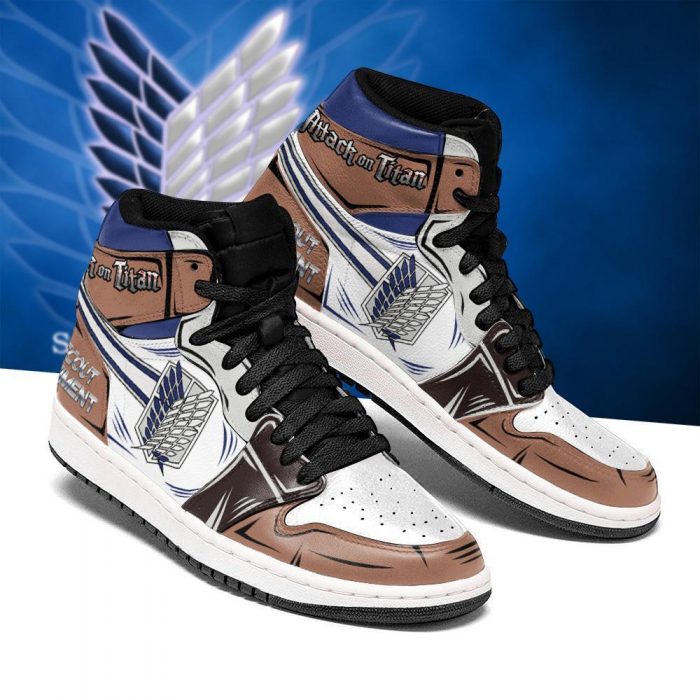 scout regiment jordan sneakers attack on titan anime sneakers gearanime 2 - Attack On Titan Merch