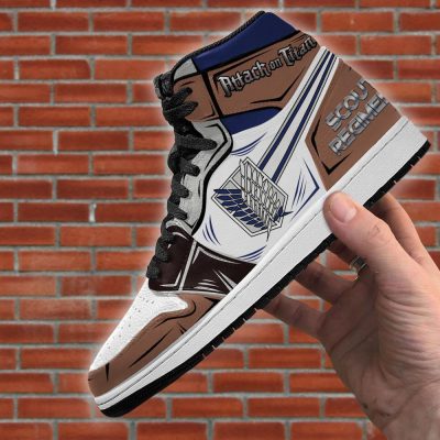 scout regiment jordan sneakers attack on titan anime sneakers gearanime 4 - Attack On Titan Merch