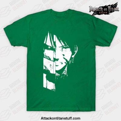 2021 eren levi t shirt green s 272 - Attack On Titan Merch