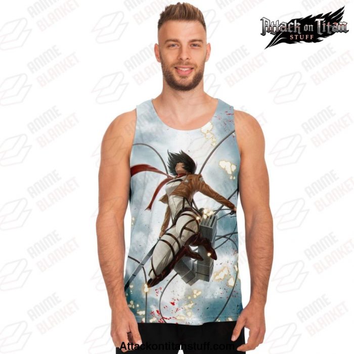 aot tanktop 01 unisex tank top aop 191 - Attack On Titan Merch