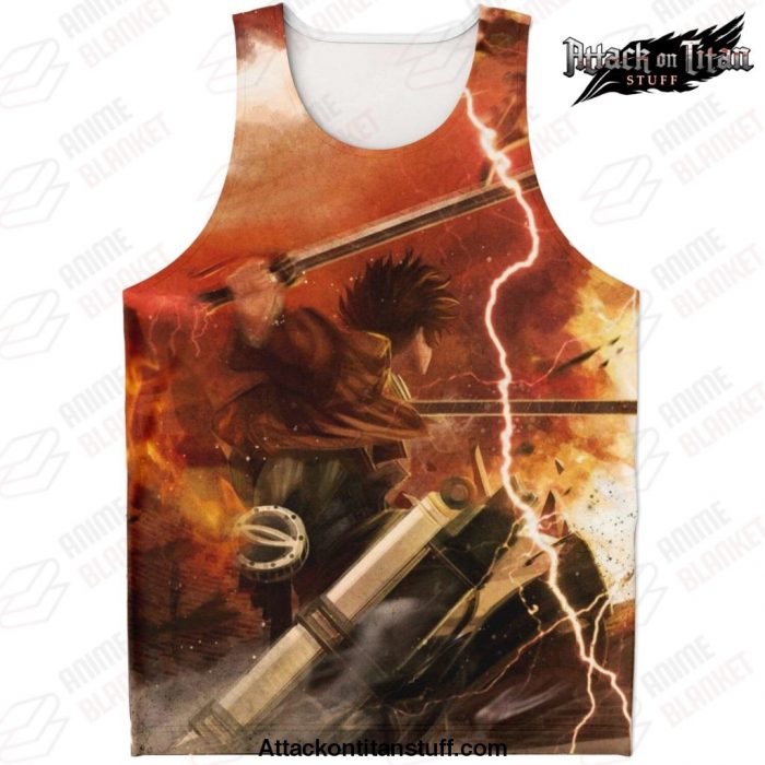 aot tanktop 07 xs unisex tank top aop 162 - Attack On Titan Merch