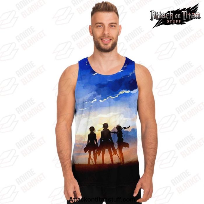 aot tanktop 08 unisex tank top aop 403 - Attack On Titan Merch