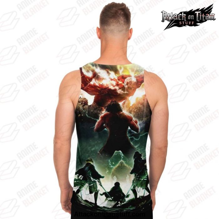 aot tanktop 09 unisex tank top aop 152 - Attack On Titan Merch