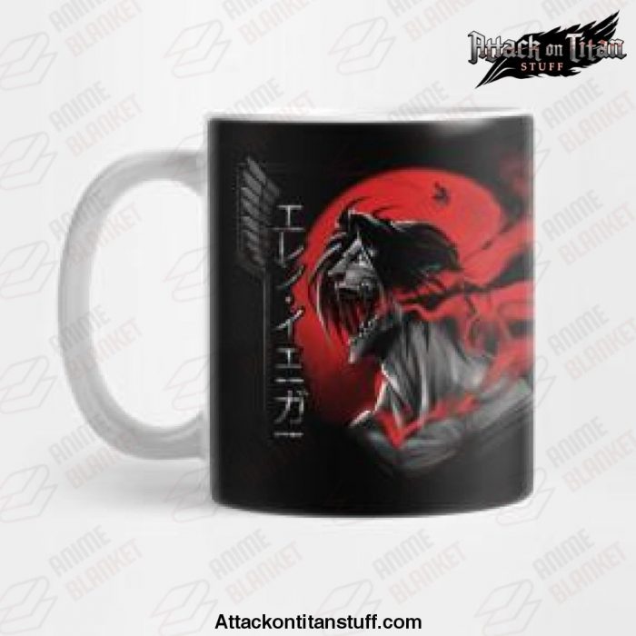 attack on titan eren mug 160 - Attack On Titan Merch