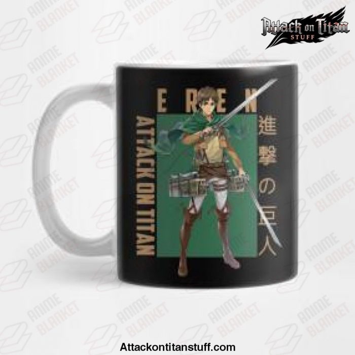 attack on titan eren yeager mug 501 - Attack On Titan Merch