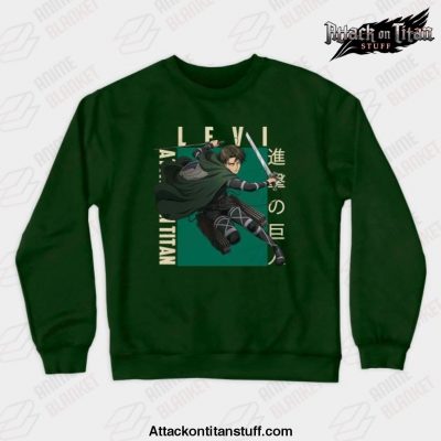 attack on titan levi ackerman crewneck sweatshirt 772 - Attack On Titan Merch