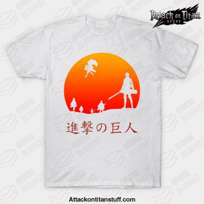 attack on titan scout regiment t shirt white s 971 - Attack On Titan Merch