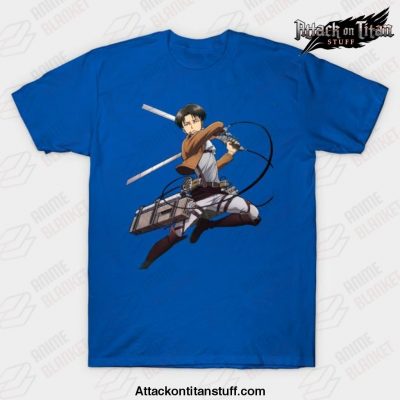 attack on titan t shirt blue s 624 - Attack On Titan Merch