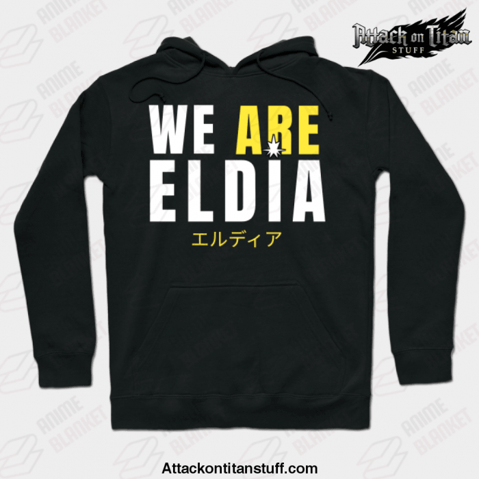 eldia attack on titan hoodie black s 106 - Attack On Titan Merch